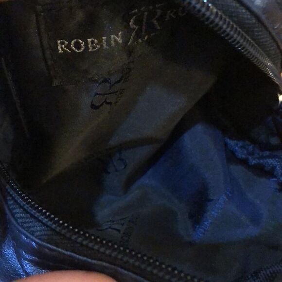 Robin Ruth London small wristlet pouch pearlescent blue - Picture 5 of 8